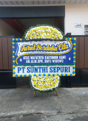 Papan Bunga Duka di Suntamon